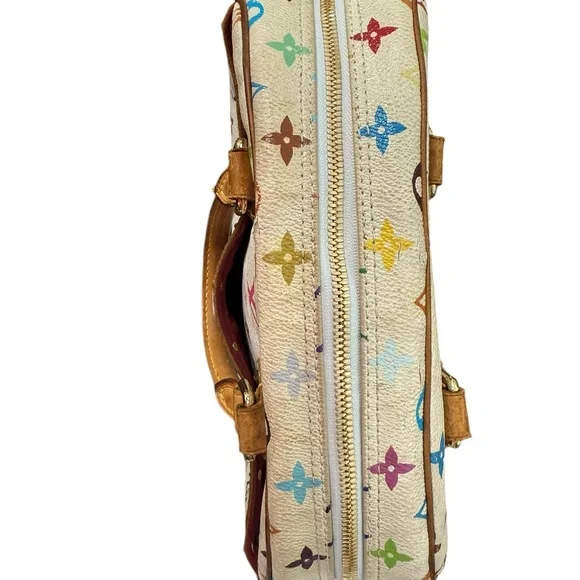 Louis Vuitton White Multicolor murakami Trouville PM - Picture 3 of 16